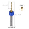 QUARKZMAN 10pcs PCB Drill Bits 1/8 Inch Shank 0.9mm Titanium