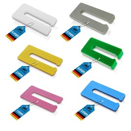 My Plast Pack of 60 1-8 mm Leveling Plates, Glazing Blocks, Mounting Wedges & Base Plates, Plastic Spacers & Spacers, Height Adjustment & Mounting Aid, Made in Germany