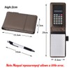 SAYEEC PU Leather Journal Notebook with Mini Calculator Working Small