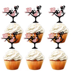 S-Girl-18 Ice Cream Fruit Dessert Cupcake Topper Colorful Glitter Happy Birthday Sensory Pop Game Theme Decor Supplies Baby Shower Boys Girls Birthday Party Decorations