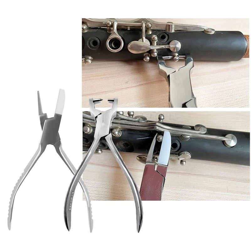 Jiayouy 26PCS Sax Repair Tool Kit include LED Leak Light