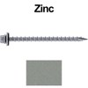 #10 Metal ROOFING SCREWS: (250) 10 x 3" Galvanized Hex