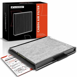 A-Premium Cabin Air Filter with Activated Carbon Compatible with Ford F-150 1997-2004, F-250, F-350, Expedition, F-150 Heritage, F-250 HD, F Super Duty, F-53, F-59 & Lincoln Blackwood, Navigator