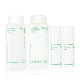 Innisfree 이니스프리 그린티 히알루론산 스킨 케어 세트 Innisfree Green Tea Hyaluronic Acid Skin Care Set