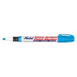 Paint Marker, Valve Action, Lt Blue