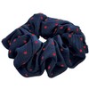 Equetech Polka Dot Hair Scrunchie - Colour Burgundy/Canary Gold