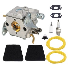 Tormudaca Carburetor Carb Compatible for Craftsman 42cc Chainsaw 358350380 and 358350200 Chainsaw Compatible with Walbro Air Filter Chain Saw Gasket