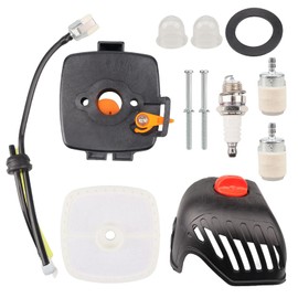 Air Cleaner Case with A232001850 Air Cleaner Lid for SRM-225i PAS-225 SRM-225 PAS-225SB SRM-225SB Tune Up Kit 90097 Fuel Line 90116Y Repower Maintenance Kit Brushcutter Pruner