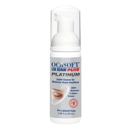 OCUSOFT LID SCRUB PLUS PLATINUM FOAMING EYELID CLEANSER 50ML