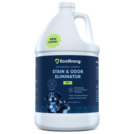 Eco Strong Pet Stain and Odor Remover - Cat Urine Enzyme Cleaner Destroyer, Urine Destroyer for Dogs, Pet Urine Enzyme Cleaner - 128 Oz