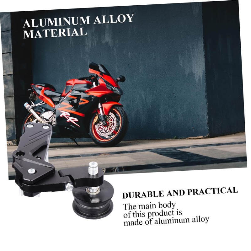 iplusmile Motorcycle Chain Adjuster Regulator Automatic Tensioner with Support Spool