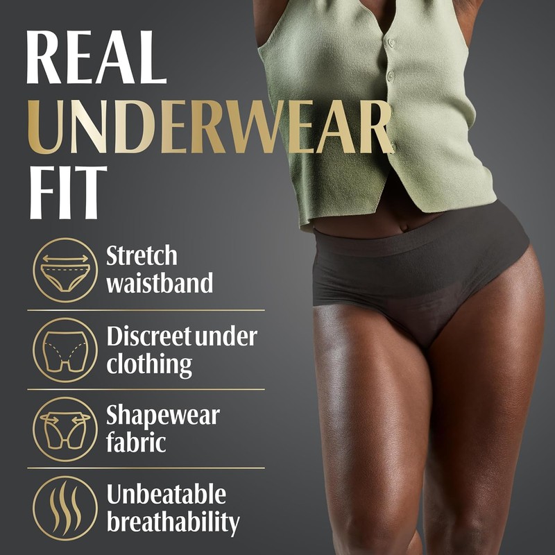 Depend Silhouette Adult Diapers, Incontinence & Postpartum Bladder Leak Underwear