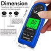 AIOMEST Mini Wind Speed Meter Handheld HAVC Digital Anemometer, Wind