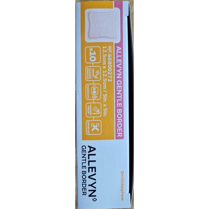 Allevyn Gentle Border Foam Composite 12.5 x 12.5 cm Pack