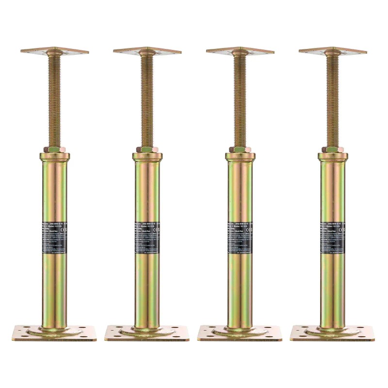 4 Pack House Floor Jacks 11.6\"-16\" Height Range 2500 Lbs