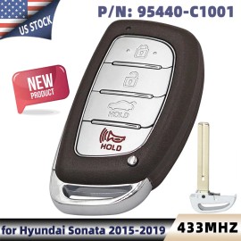 Unbranded Smart Remote Key for Hyundai Sonata 2015 - 2018 2019 Fob 95440-C1000 95440-C1001