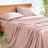 NATUREFIELD 4Pcs Cooling Sheets Set Full Size Rayon Derived from