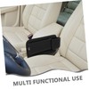 Ciieeo 2pcs Car Gap Filler Organizer Durable PU Pocket Cup