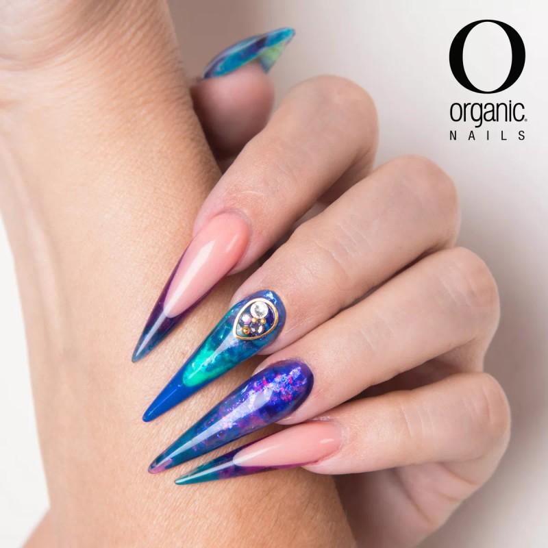 Organic Nails Lima Organic Nails Azul Grano 150/150 Con 5