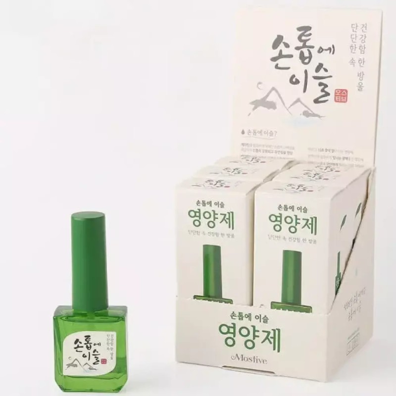 Mostive 모스티브 손톱에 이슬 6개입 패키지 손 발톱 강화제 영양제