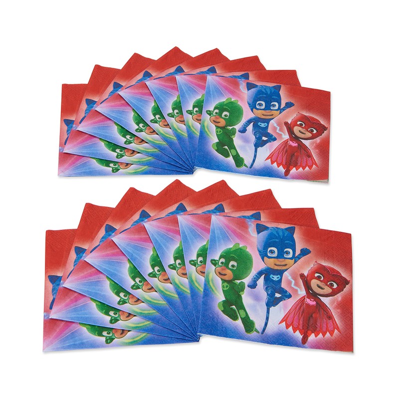 American Greetings PJ Masks Party Supplies, Paper Lunch Napkins (16-Count)