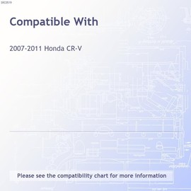 Upgrade Your Auto 6pc Carbon Fiber Pillar Post Covers for Honda CR-V 2007-2011