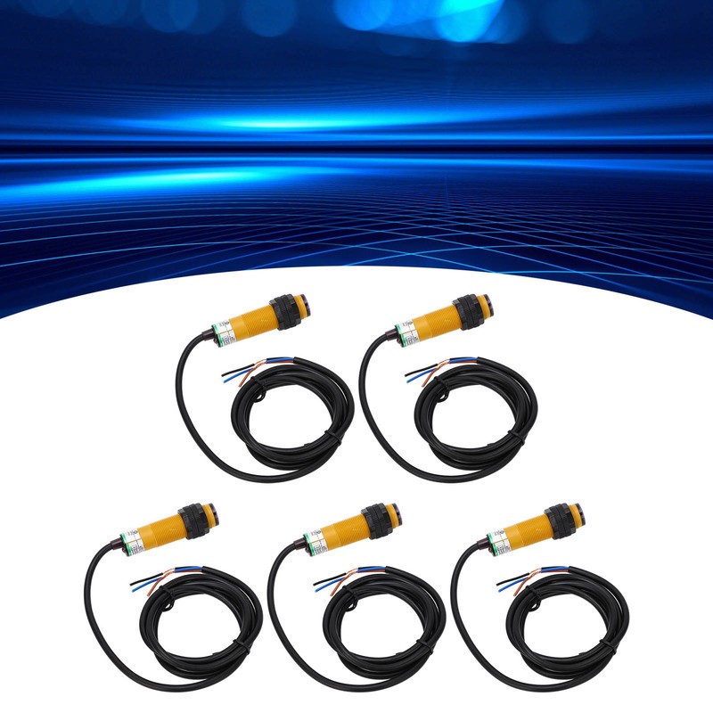 5 Pcs Infrared Photoelectric Switch 10cm Detection NPN Normally Open