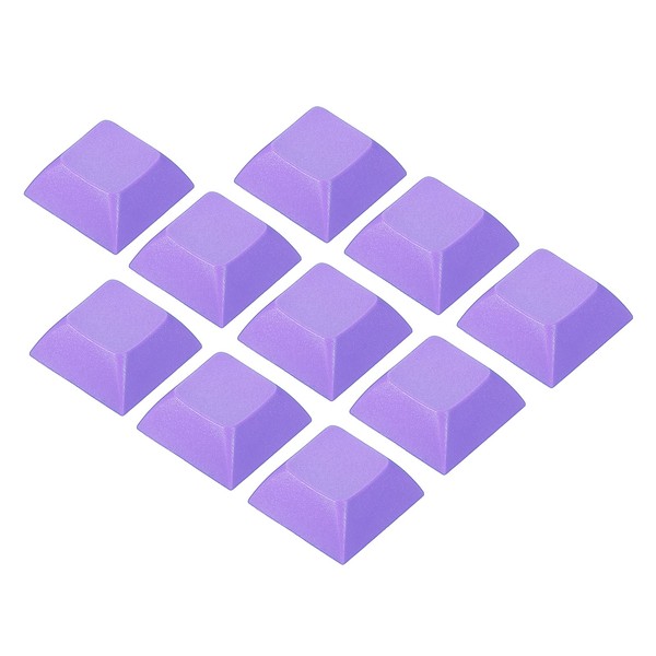 PATIKIL 1U Blank Keycaps, 10 Pack Universal PBT Keyboard Replacement