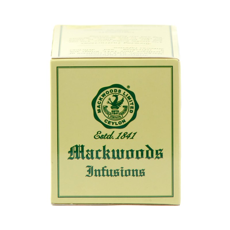 MACKWOODS GINGER HERBAL INFUSION IN 25 ENVELOPED TEA BAGS