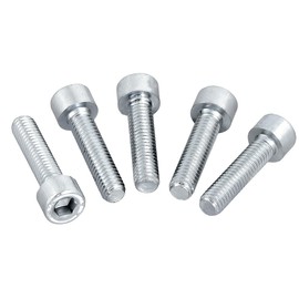 HEXATON Hex Socket Head Cap Screws - M6 x 14mm - Pack of 100 - Full Thread - Galvanised Steel - ISO 4762 - DIN 912 - Machine Screws