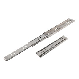 Coshar 1 Pair 10 Inch Stainless Steel Heavy Duty Full Extension Ball Bearing Drawer Slides Full Extension Ball Bearing Drawer Slides for Dresser, Kitchen Cabinet, 10 Inch Stainless Steel Enhanced