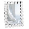 SAAEH SWWH 5x7 Clear Bubble Crystal Picture Frame,with 24 Clear