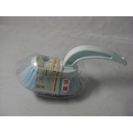 サンワブラシ (抗菌加工) 浴槽ハンディバスタブクリーナー 先割れタイプ