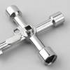 RSYHVG Electrical Cabinet Key, Surface Polished Antirust 4 Way Utilities