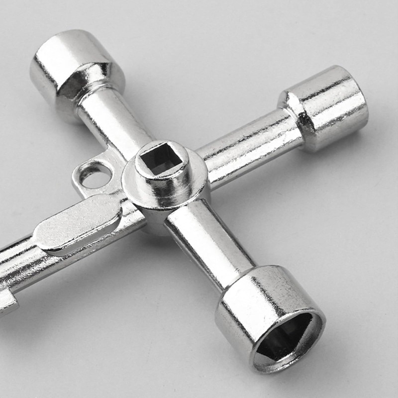 RSYHVG Electrical Cabinet Key, Surface Polished Antirust 4 Way Utilities