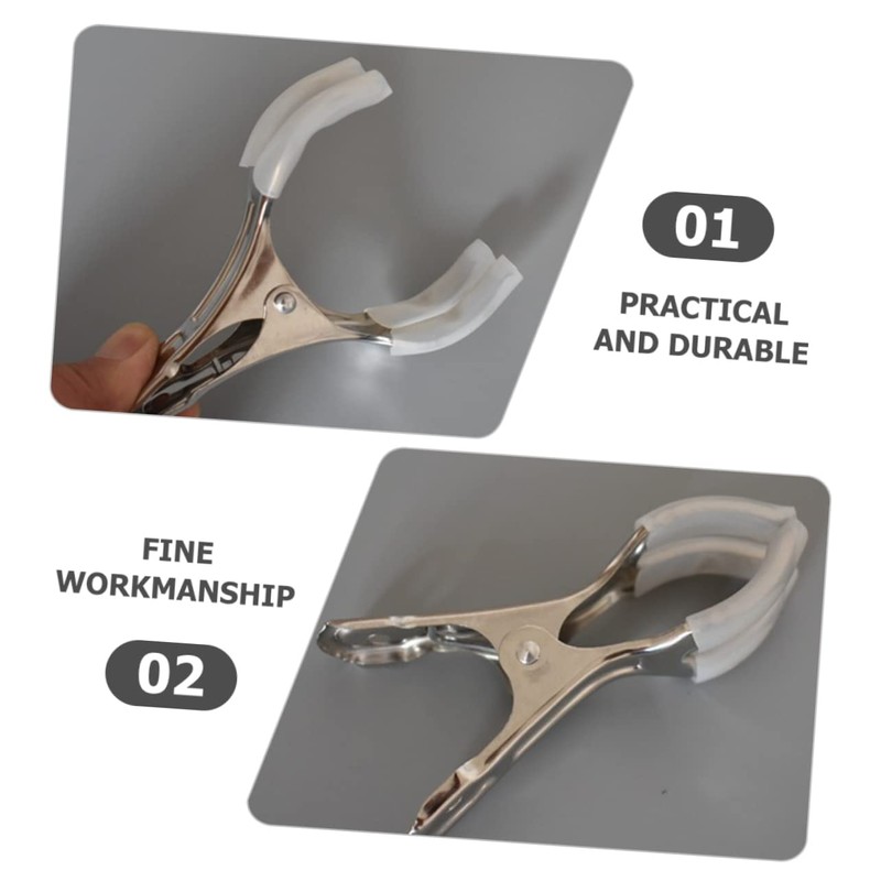 SUPVOX 15pcs Stainless Steel Saxophone Repair Clamps Compact Wind Instrument