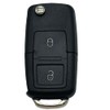 Replacement Key Fob Shell Compatible with Volkswagen 2 Button Remote