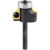 BINSTAK 1/4" Radius Insert Roundover Router Bit 1/4" Shank, Replaceable