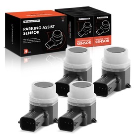 A-Premium 4-PC Front Outer Reverse Backup Parking Assist Sensor Compatible with Select Ford Models - Escape 2017 2018 2019, Replace# EM2T15C868BA, F1ET15C868AA
