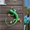 Outdoor Decorative Gecko/Lizard Ornament in Emerald Green