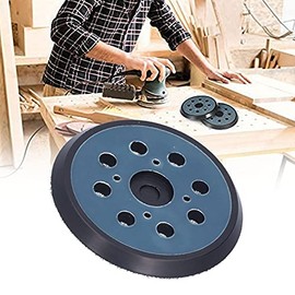 2 Piezas Almohadilla de Respaldo para Lijadora Orbital 125mm 5 Pulgadas 8 Orificios Reemplazo Piezas de Repuesto Accesorios para Herramientas de Lijado