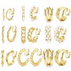 Kakonia 9 Pairs 14K Gold Clip On Earrings for Women
