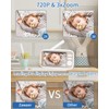Zawaer Baby Monitor, Baby Monitor with Camera 5 Inch 720P