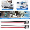 RUNCCI-YUN 20 pieces USB C female 5V 3A 2-pin, 2-wire