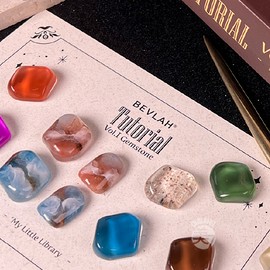 Vibla Tutorial Gemstone Marble Gel Nail Single Item S63 / 비블라 튜토리얼 젬스톤 마블젤네일 단품 S63