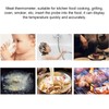 Food Thermometer Waterproof 304 Stainless Steel Folding Probe Fast Meat
