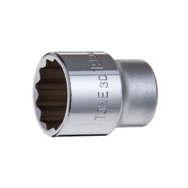 TONE Socket (12 Angles) HP3D-19 Insertion Angle 0.3 inch (9.5 mm) (3/8 inch), Double Side Width 0.7 inch (19 mm)