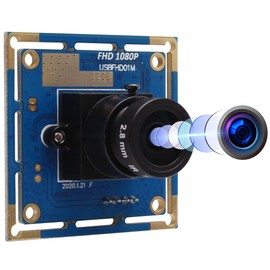 ELP 1080P Webcam Full HD OTG USB 2.0 Camera 100 fps VGA USB Web Camera UVC Industrial Camera, USB Compatible for Android, Windows, Linux, Mac