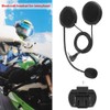 Dweekiy Bluetooth Headset, Microphone Headset Accessories Bluetooth Headset for Motorcycle