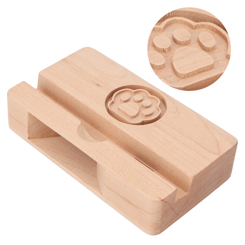 Cute Cat Paw Pattern Wood Essential Oil Diffuser Aromatherapy Essential